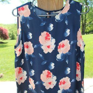 Dalia Womens Floral Tank